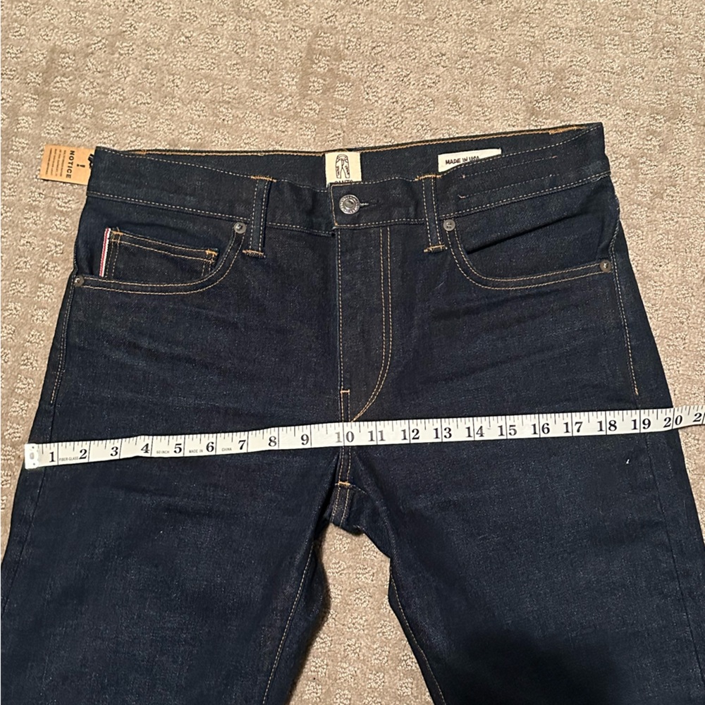 NEW hiroshi kato pen slim selvedge jeans mammoth 17.5 oz stretch Elvis sz 31 - Picture 15 of 16